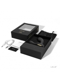 Чёрный перезаряжаемый стимулятор простаты Bruno Black - Lelo - в Уссурийске купить с доставкой