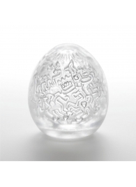 Мастурбатор-яйцо Keith Haring EGG PARTY - Tenga - в Уссурийске купить с доставкой