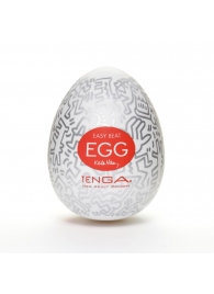 Мастурбатор-яйцо Keith Haring EGG PARTY - Tenga - в Уссурийске купить с доставкой