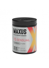 Анатомические презервативы MAXUS Sensual - 15 шт. - Maxus - купить с доставкой в Уссурийске