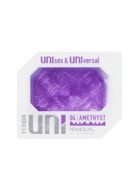 Фиолетовый мастурбатор-стимулятор Tenga Uni Amethyst - Tenga - в Уссурийске купить с доставкой