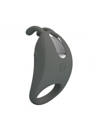 Серое эрекционное кольцо с вибрацией Master Ring - Baile - в Уссурийске купить с доставкой