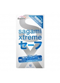 Презервативы Sagami Xtreme Ultrasafe с двойным количеством смазки - 10 шт. - Sagami - купить с доставкой в Уссурийске