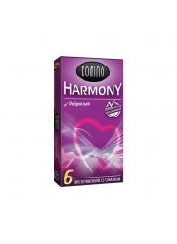 Презервативы с рёбрышками Domino Harmony - 6 шт. - Domino - купить с доставкой в Уссурийске