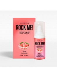 Жидкий вибратор Nuei Rock Me! с ароматом клубники - 20 мл. - Nuei cosmetics - купить с доставкой в Уссурийске