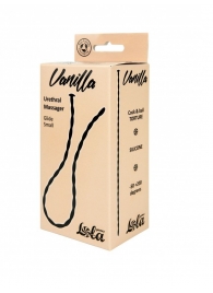 Черный уретральный массажер Glide Small - 30 см. - Lola Games - купить с доставкой в Уссурийске