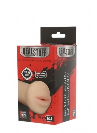 Нежный мастурбатор-ротик REALSTUFF 5INCH MASTURBATOR BJ - Dream Toys - в Уссурийске купить с доставкой