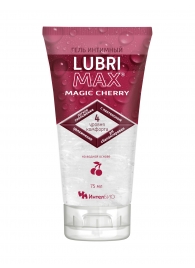 Интимный гель-смазка на водной основе Lubrimax Magic Cherry - 75 мл. - ИнтелБИО - купить с доставкой в Уссурийске