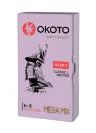 Презервативы OKOTO Mega Mix - 12 шт. - Sitabella - купить с доставкой в Уссурийске