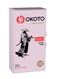 Тонкие презервативы OKOTO Ultra Thin - 12 шт. - Sitabella - купить с доставкой в Уссурийске