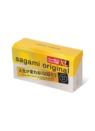 Презервативы увеличенного размера Sagami Original 0.02 XL-size - 12 шт. - Sagami - купить с доставкой в Уссурийске