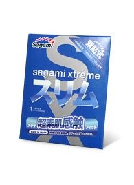 Презерватив Sagami Xtreme FEEL FIT 3D - 1 шт. - Sagami - купить с доставкой в Уссурийске