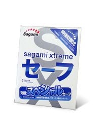 Презерватив Sagami Xtreme Ultrasafe с двойным количеством смазки - 1 шт. - Sagami - купить с доставкой в Уссурийске