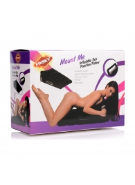 Черная подушка для секса Mount Me Inflatable Sex Position Pillow - XR Brands - купить с доставкой в Уссурийске