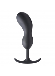 Черный массажер простаты с утяжелителями Premium Silicone Weighted Prostate Plug XL - 20,8 см. - XR Brands - в Уссурийске купить с доставкой