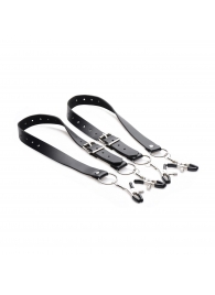 Ремни с зажимами для половых губ Spread Labia Spreader Straps with Clamps - XR Brands - купить с доставкой в Уссурийске