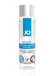 Возбуждающий лубрикант на водной основе JO Personal Lubricant H2O Warming - 120 мл. - System JO - купить с доставкой в Уссурийске