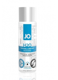 Охлаждающий лубрикант на водной основе JO Personal Lubricant H2O COOLING - 60 мл. - System JO - купить с доставкой в Уссурийске