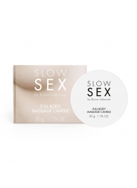 Массажная свеча для всего тела Slow Sex - 50 гр. - Bijoux Indiscrets - купить с доставкой в Уссурийске