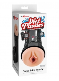 Мастурбатор-вагина в колбе Super Juicy Snatch - Pipedream - в Уссурийске купить с доставкой