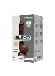 Коричневый фаллоимитатор SILEXD Model 3 7  - 17,5 см. - Adrien Lastic купить с доставкой в интернет-магазине Orgasmix в Уссурийске Коричневый фаллоимитатор SILEXD Model 3 7  - 17,5 см. - Adrien Lastic