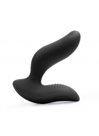 Черный вибромассажер простаты 3,5’’ Curve P-spot Massager - 12 см. - Erokay - в Уссурийске купить с доставкой
