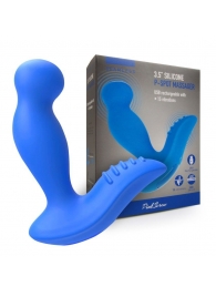 Синий вибромассажер простаты 3,5’’ P-spot Massager - 12,5 см. - Erokay - в Уссурийске купить с доставкой
