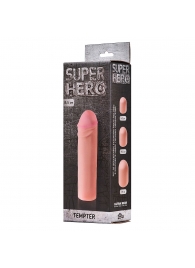 Фаллоудлинитель SUPER HERO Tempter - 16 см. - Lola Games - в Уссурийске купить с доставкой