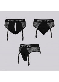 Трусики для фиксации насадок Strap-on-me Harness Lingerie Diva XS - Strap-on-me - купить с доставкой в Уссурийске