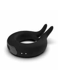 Черное эрекционное кольцо Marry Me Rechargeable Vibrating Cockring - Adrien Lastic - в Уссурийске купить с доставкой