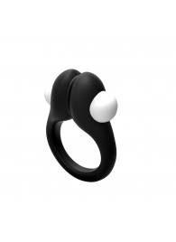 Черное эрекционное кольцо Zippy Vibrating Ring With Bullet - Adrien Lastic - в Уссурийске купить с доставкой