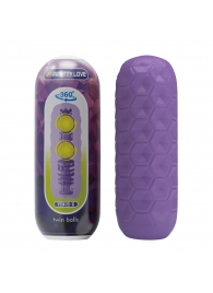 Фиолетовый мастурбатор Venus-X Twin balls - Baile - в Уссурийске купить с доставкой