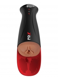 Мастурбатор-вагина в колбе с вибрацией Fuck-O-Matic Pro XL - Pipedream - в Уссурийске купить с доставкой