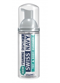 Очищающая пенка для игрушек и тела Toy   Body Cleaner Foamer - 47 мл. - Swiss navy - купить с доставкой в Уссурийске