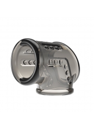 Дымчатая насадка на пенис и мошонку - Baile - в Уссурийске купить с доставкой