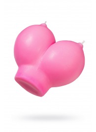 Розовая свеча «Сиськи» - 150 гр. - Pecado - купить с доставкой в Уссурийске