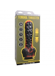 Черно-красная мини-машина на присоске Tendril Thruster - 21,6 см. - Doc Johnson - купить с доставкой в Уссурийске