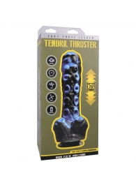 Черно-синяя мини-машина на присоске Tendril Thruster - 21,6 см. - Doc Johnson - купить с доставкой в Уссурийске