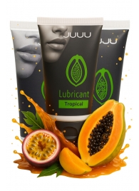 Набор из 3 съедобных лубрикантов JUJU со вкусом тропических фруктов - JuJu - купить с доставкой в Уссурийске