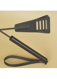 Черный кожаный стек «Сириус» - 60 см. - Sitabella - купить с доставкой в Уссурийске