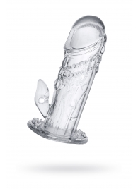 Прозрачная насадка на пенис Uco - 13 см. - A-toys - в Уссурийске купить с доставкой