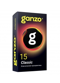 Классические презервативы с обильной смазкой Ganzo Classic - 15 шт. - Ganzo - купить с доставкой в Уссурийске