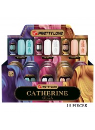 Набор из 15 мастурбаторов Catherine Olga - Baile - в Уссурийске купить с доставкой