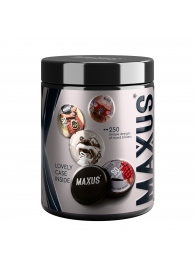 Черные утолщенные презервативы MAXUS Extra Strong с железным кейсом - 15 шт. - Maxus - купить с доставкой в Уссурийске