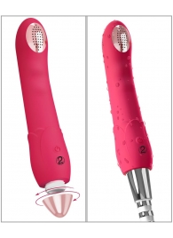 Малиновая насадка на душ с вибрацией Showers to orgasm - 20,1 см. - Orion - купить с доставкой в Уссурийске Малиновая насадка на душ с вибрацией Showers to orgasm - 20,1 см. - Orion - купить с доставкой в Уссурийске