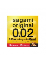 Презерватив увеличенного размера Sagami Original 0.02 XL-size - 1 шт. - Sagami - купить с доставкой в Уссурийске