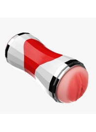 Двусторонний мастурбатор в колбе Power Grip Cup - вагина и ротик - Boys of Toys - в Уссурийске купить с доставкой