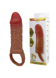 Реалистичная насадка на член Peirre - 15,5 см. - Baile - в Уссурийске купить с доставкой