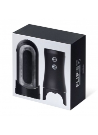 Набор Tenga Flip Zero Electronic Vibrotation: мастурбатор с вибрацией и устройство вращения - Tenga - в Уссурийске купить с доставкой Набор Tenga Flip Zero Electronic Vibrotation: мастурбатор с вибрацией и устройство вращения - Tenga - в Уссурийске купить с доставкой