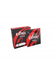 Презервативы с ароматом колы Expert Cola - 3 шт. - Expert - купить с доставкой в Уссурийске